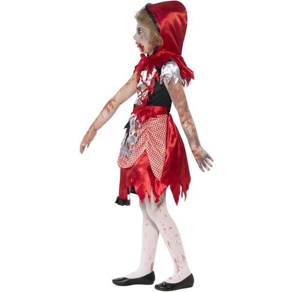 Smiffys Girls Zombie Miss Hood Costume Set