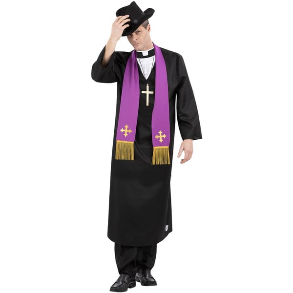 The Exorcist Mens Father Merrin Priest Costume Set