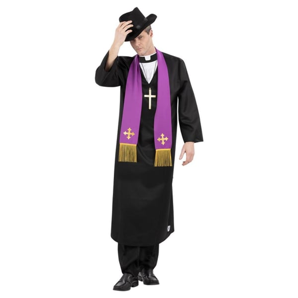 The Exorcist Mens Father Merrin Priest Costume Set