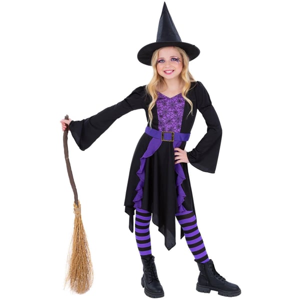 Smiffys Girls Practical Spell Witch Costume Set