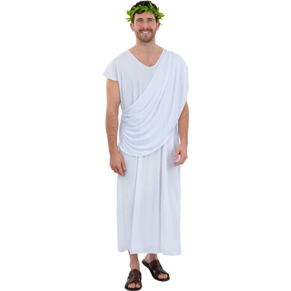 Smiffys Unisex Adult Toga Costume Robe