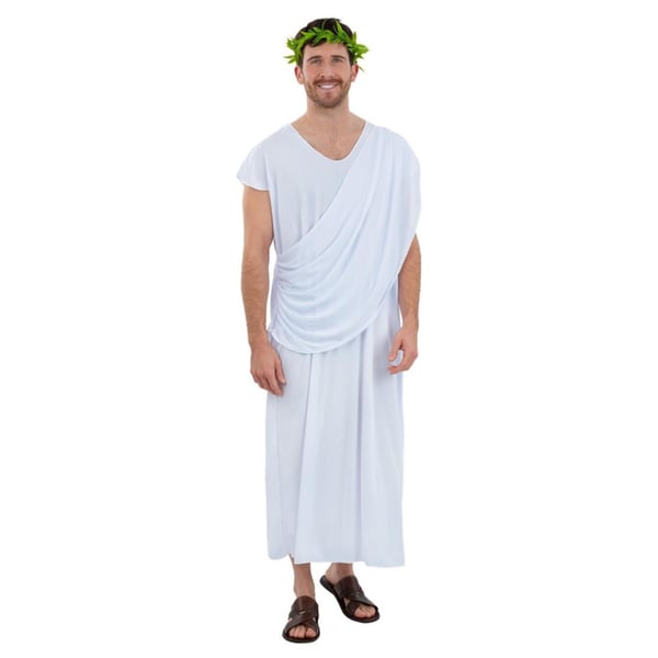 Smiffys Unisex Adult Toga Costume Robe