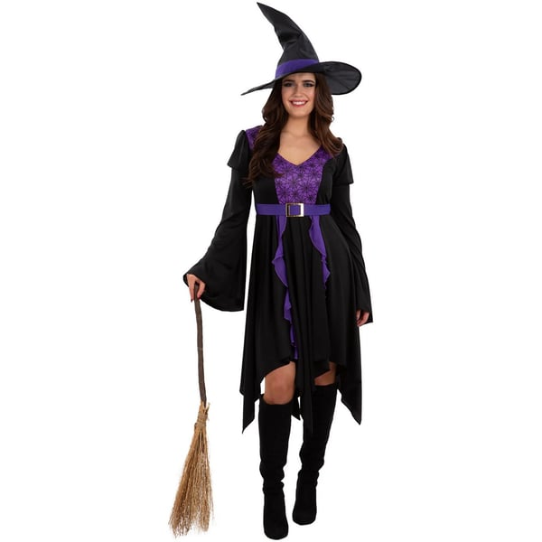 Smiffys Womens/Ladies Practical Spell Witch Costume