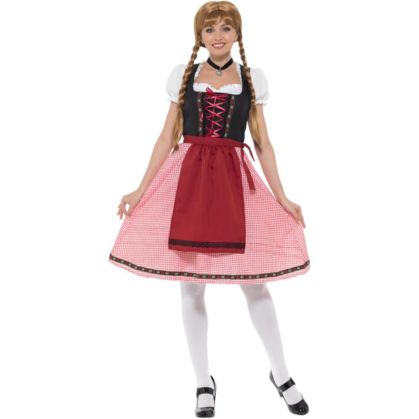 Smiffys Womens/Ladies Bavarian Tavern Maid Costume Set