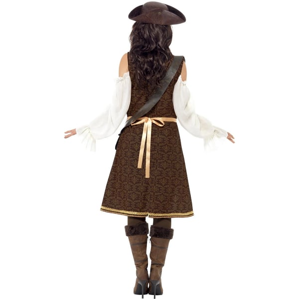 Smiffys Womens/Ladies Wench High Seas Pirate Costume Set