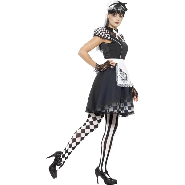 Smiffys Womens/Ladies Alice Gothic Costume Set
