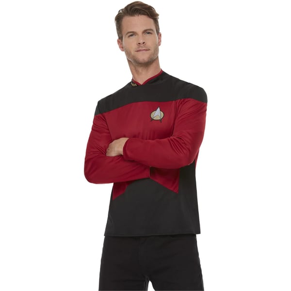 Star Trek: The Next Generation Mens Command Uniform Costume Top