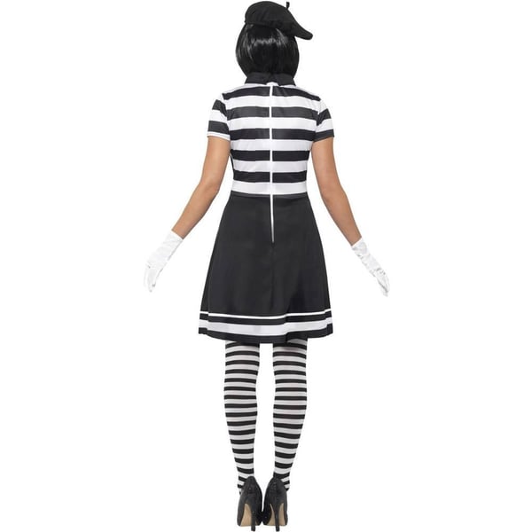 Smiffys Womens/Ladies Mime Artist Costume Set