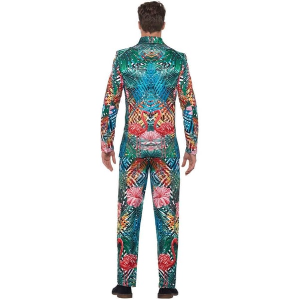 Smiffys Mens Hawaiian Tropical Flamingo Costume Suit