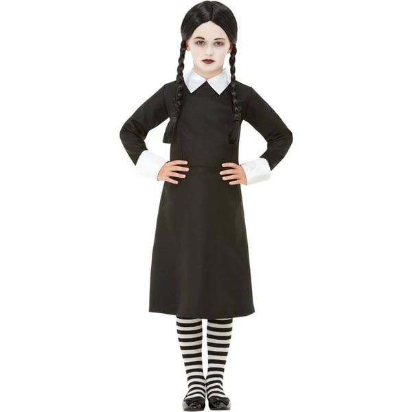 Smiffys Girls Gothic School Costume Dress Set