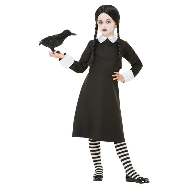 Smiffys Girls Gothic School Costume Dress Set