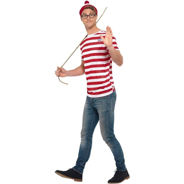 Wheres Wally? Unisex Adult Costume Set