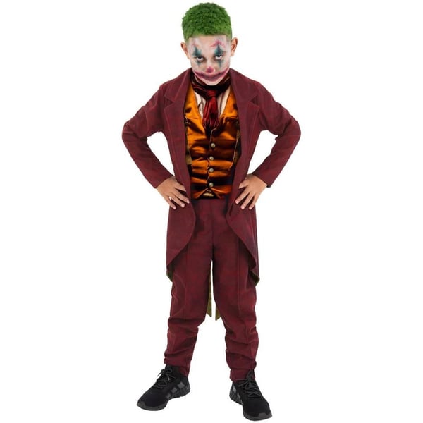 Smiffys Boys Gothic Venetian Harlequin Costume Set