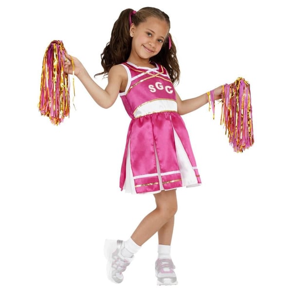 Smiffys Flickaklänning Cheerleaderdräkt