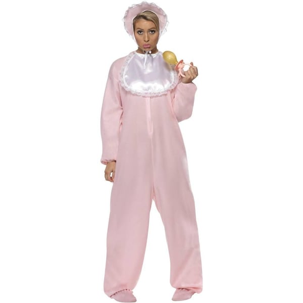Smiffys Womens/Ladies Baby Romper Costume