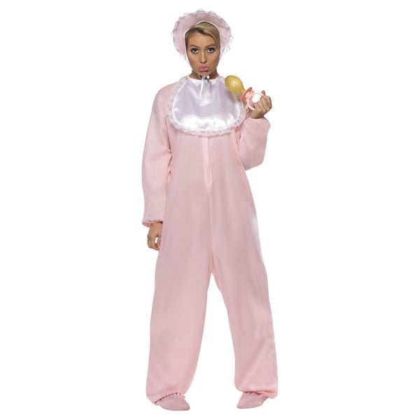 Smiffys Womens/Ladies Baby Romper Costume