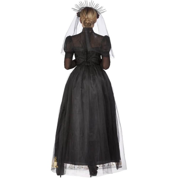 Smiffys Womens/Ladies Deluxe Bride Sacred Heart Day Of The Dead Costume