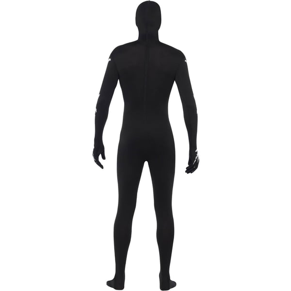 Smiffys Unisex Adult Skeleton Costume Skinsuit
