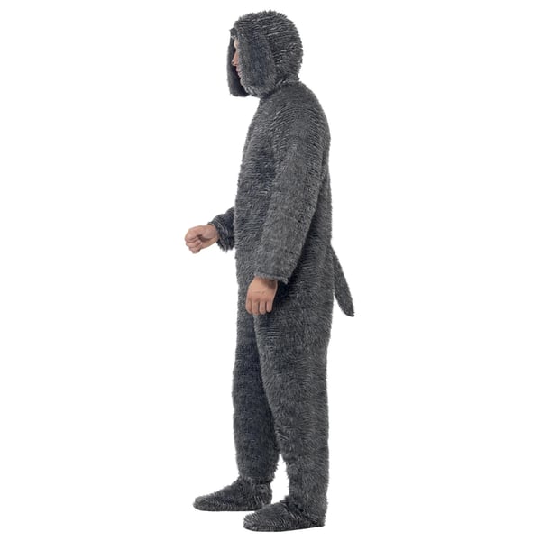 Smiffys Unisex Adult Dog Fluffy Bodysuit