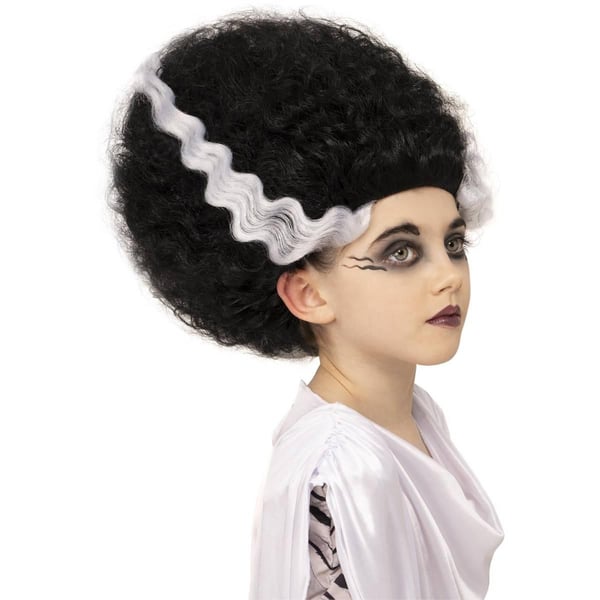 Universal Monsters Girls Frankensteinin morsian -peruukki Universal Monsters Girls Frankensteinin morsian -peruukki