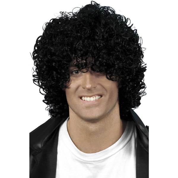 Smiffys Mens Wet Look Afro Wig Smiffys Mens Wet Look Afro Wig