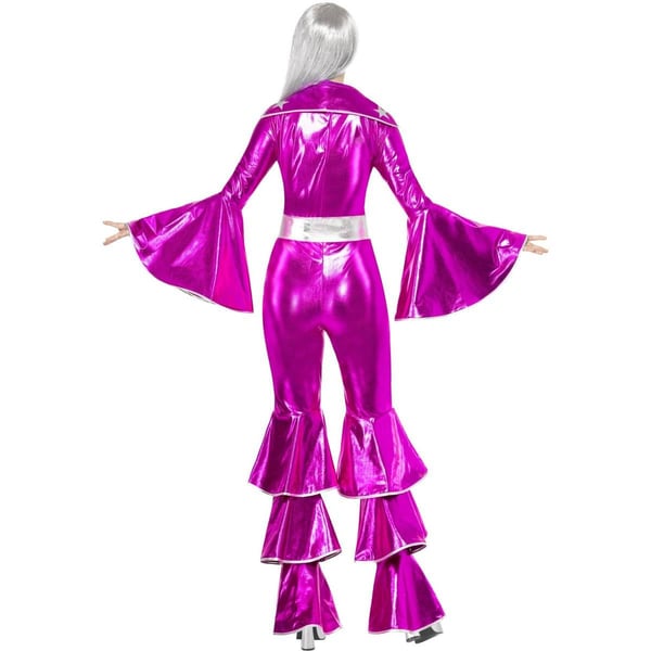 Smiffys Womens/Ladies 70s Dancing Dream Costume Jumpsuit
