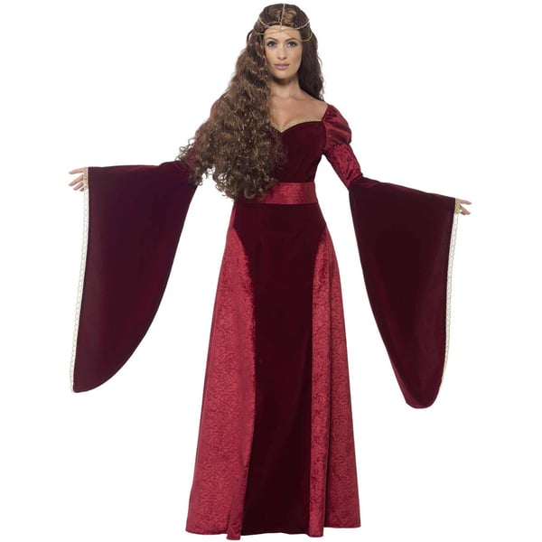 Smiffys Womens/Ladies Medieval Queen Costume