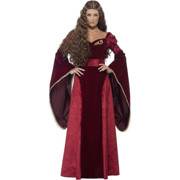 Smiffys Womens/Ladies Medieval Queen Costume