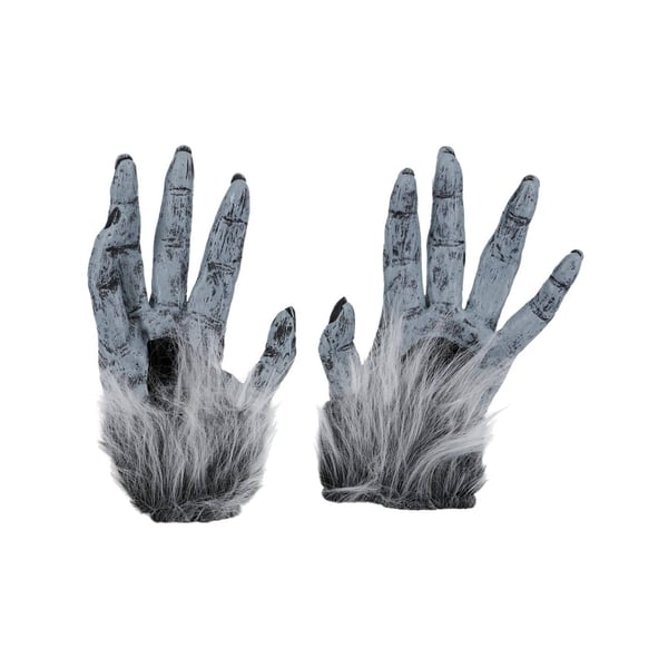 Smiffys Unisex Adult Werewolf Faux Fur Halloween Costume Gloves
