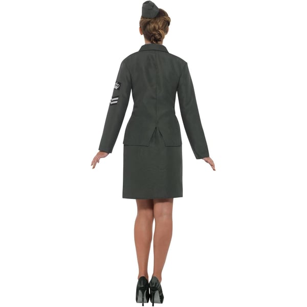 Smiffys Womens/Ladies WW2 Army Costume Set