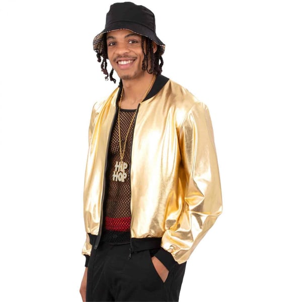 Smiffys Unisex Adult Metallic Costume Jacket