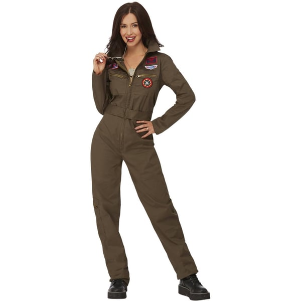 Top Gun Womens/Ladies Costume Jumpsuit