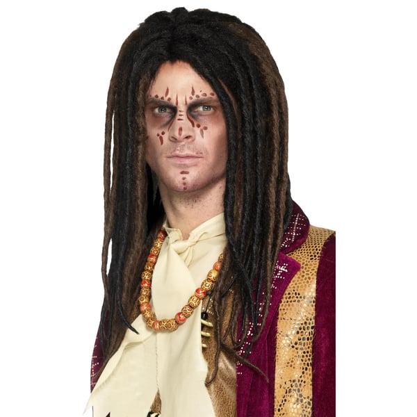 Smiffys Unisex Adult Deluxe Voodoo Dreadlock Wig