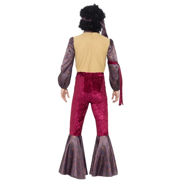 Smiffys Mens 70s Psychedelic Rocker Costume Set