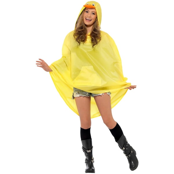 Smiffys Unisex Adult Duck Party Poncho