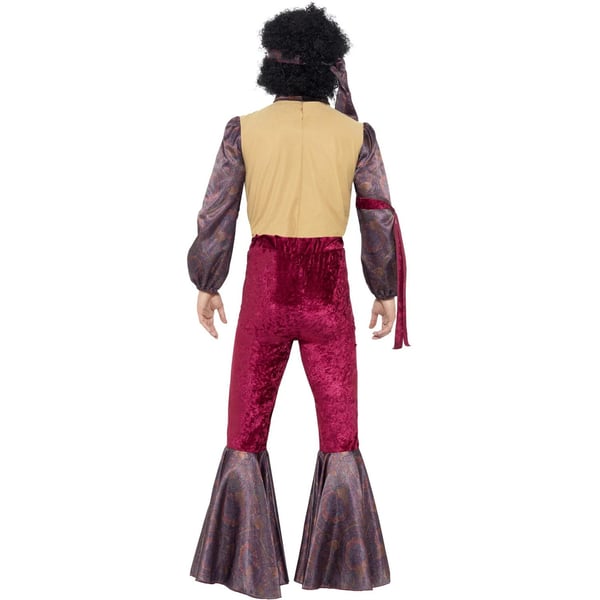 Smiffys Mens 70s Psychedelic Rocker Costume Set