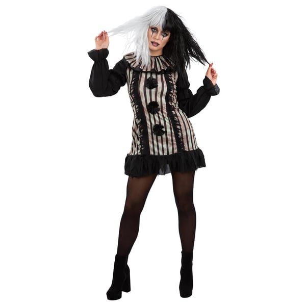 Smiffys Womens/Ladies Vintage Clown Costume Set