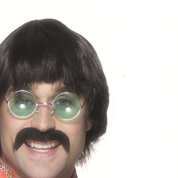Smiffys 70s Mersey Wig & Moustache