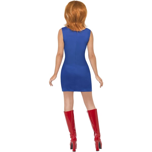 Smiffys Naisten Ginger Power Union Jack -asu