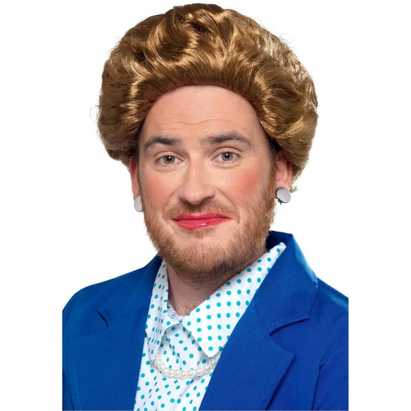 Smiffys Unisex Adult Iron Lady Wig