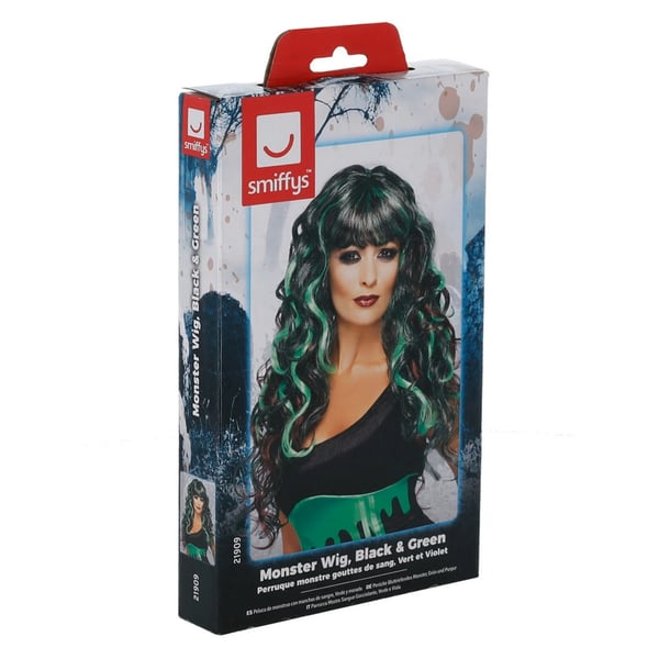 Smiffys Unisex Adult Monster Blood Drip Wig