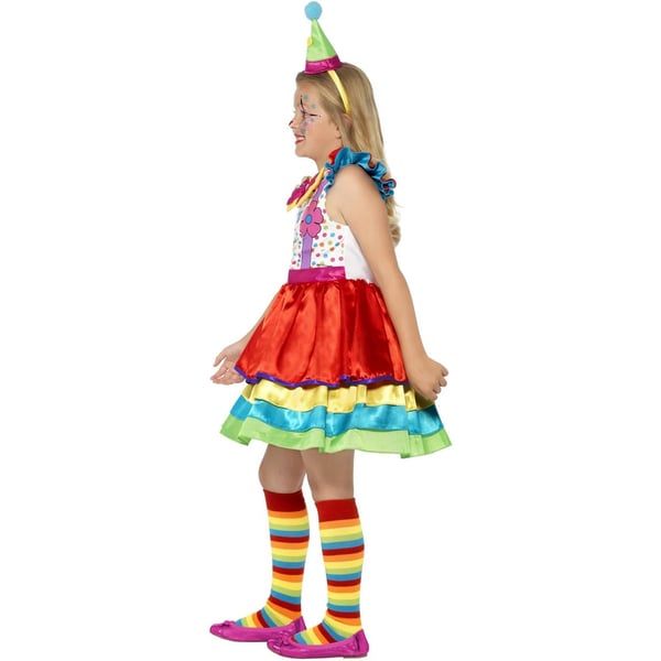 Smiffys Girls Deluxe Clown Costume Set