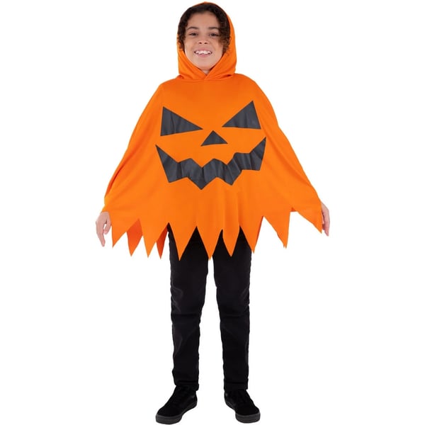 Smiffys Childrens/Kids Pumpkin Poncho