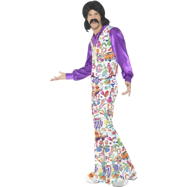 Smiffys Mens 60s Groovy Hippie Costume
