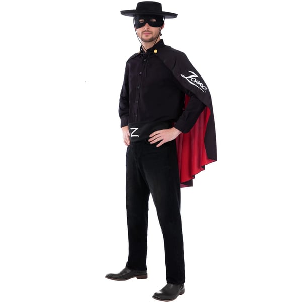 Zorro Maskeraddräkt Tillbehör för män