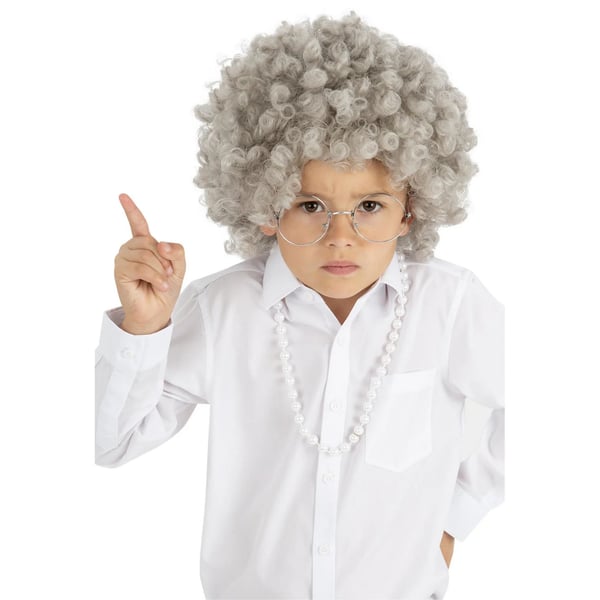 Smiffys Childrens/Kids Granny Perm Wig