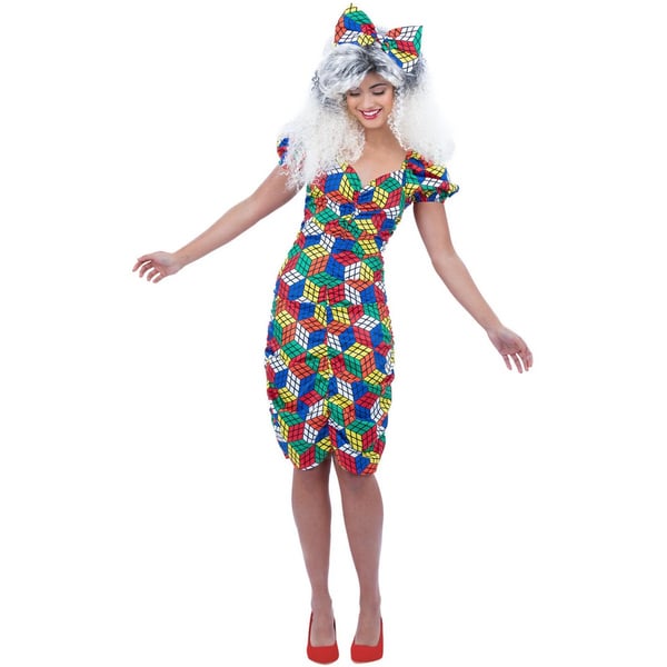 Smiffys Womens/Ladies Rubik´s Cube Costume