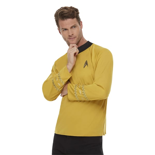 Star Trek Unisex Adult Original Series Command Uniform Costume Top