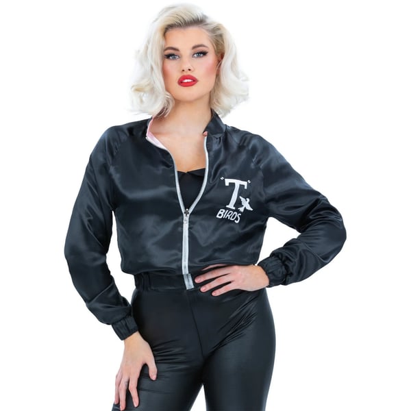 Grease Womens/Ladies Pink Ladies & T-Birds Reversible Costume Jacket