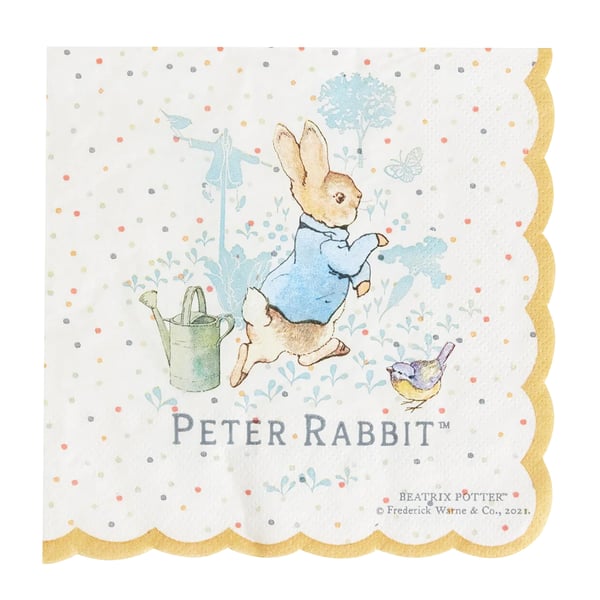 Peter Rabbit Classic Disposable Napkins (Pack of 16)